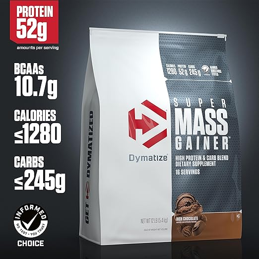 DYMATIZE SUPER MASS GAINER 12 LB