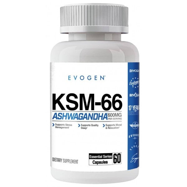 EVOGEN ASHWAGANDHA KSM-66 60 CAPS