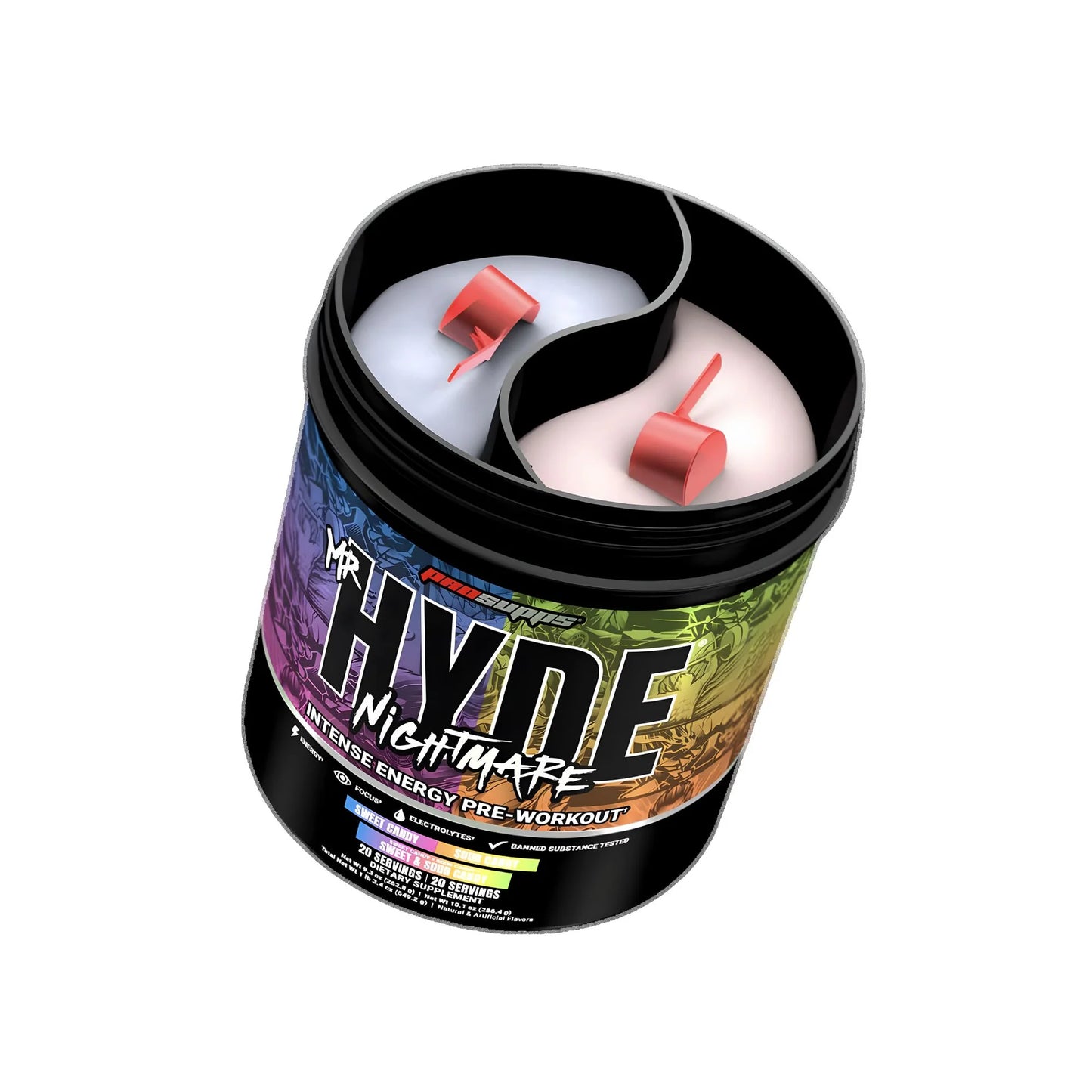 PROSUPPS MR HYDE NIGHTMARE DUAL TUB SOUR CANDY / SWEET CANDY