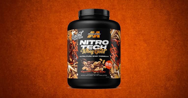 MUSCLETECH NITRO-TECH WHEY GOLD 5 lb *LIMITED EDITION*