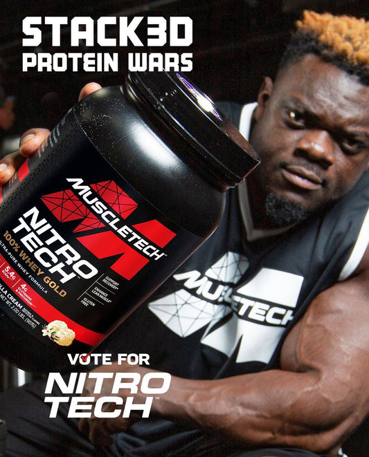 MUSCLETECH NITROTECH 100% WHEY GOLD 5 LB