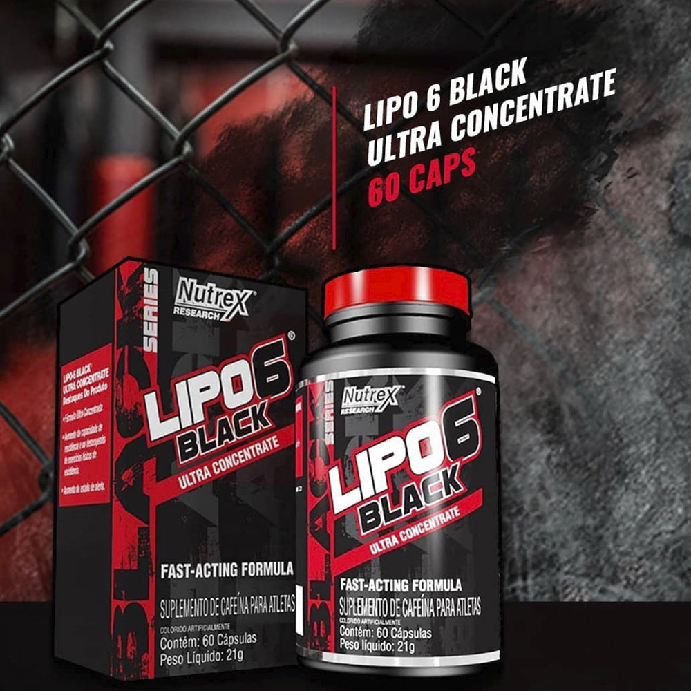 NUTREX LIPO 6 BLACK UC (ROJO) 60 CAPS