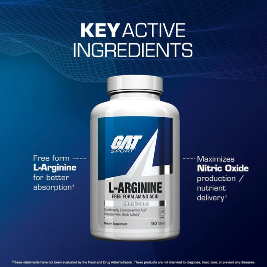 GAT L-ARGININE 180 TABS