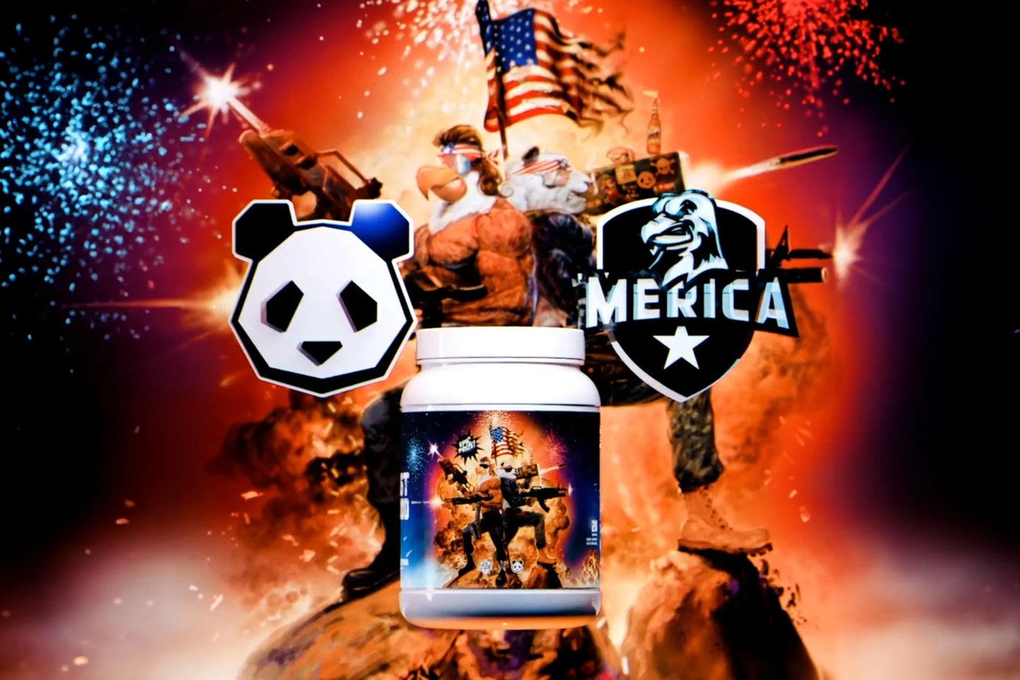 PANDA PANDA VS MERICA LABS COMMIE TEARS